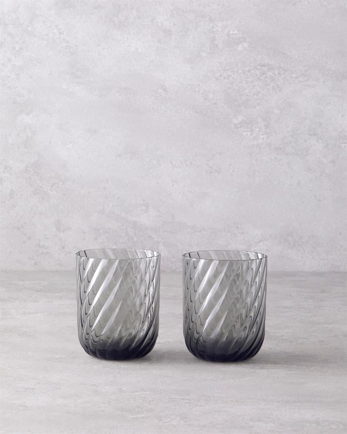 Meghan Cam 2li Bardak Antrasit