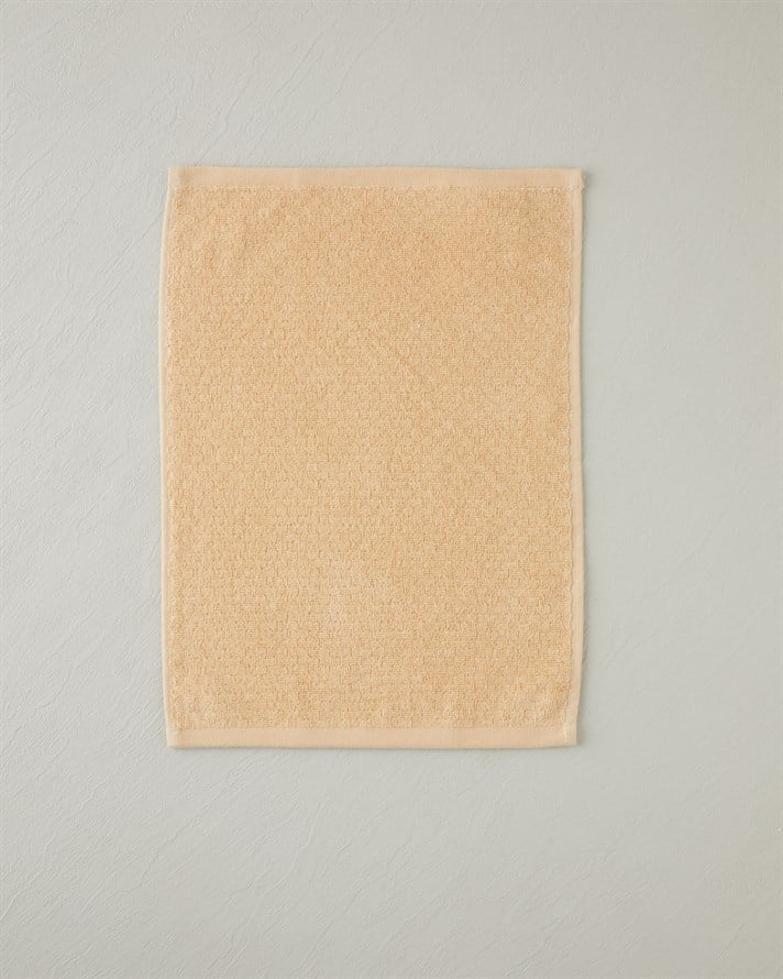 Melange Stripe Pamuk El Havlusu 30x40 cm Sarı