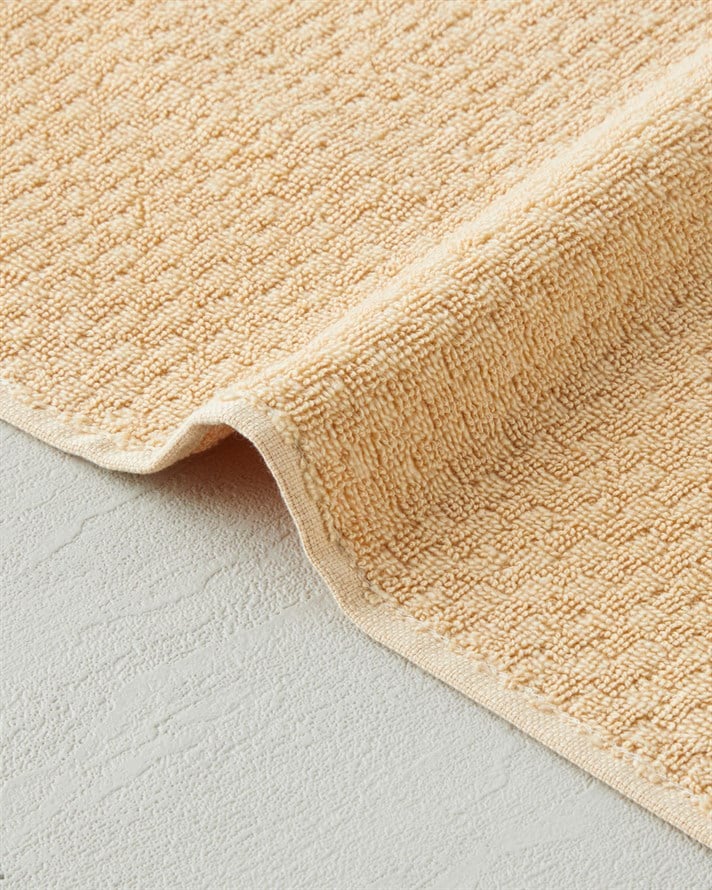 Melange Stripe Pamuk El Havlusu 30x40 cm Sarı