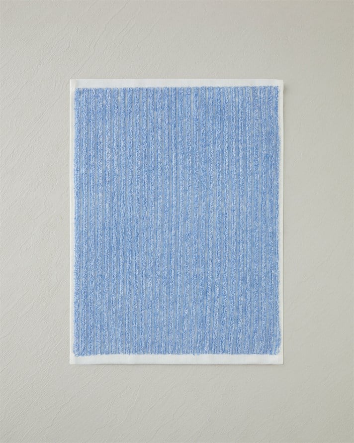 Melange Stripe Pamuk El Havlusu 30x40 cm Mavi