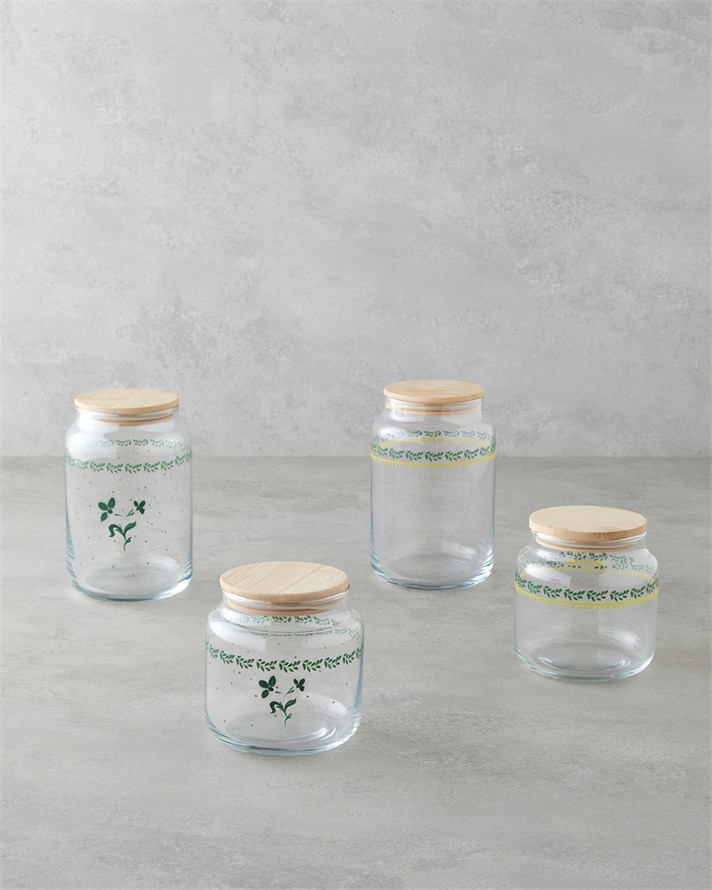 Melie Cam Kavanoz 630 ml Yeşil