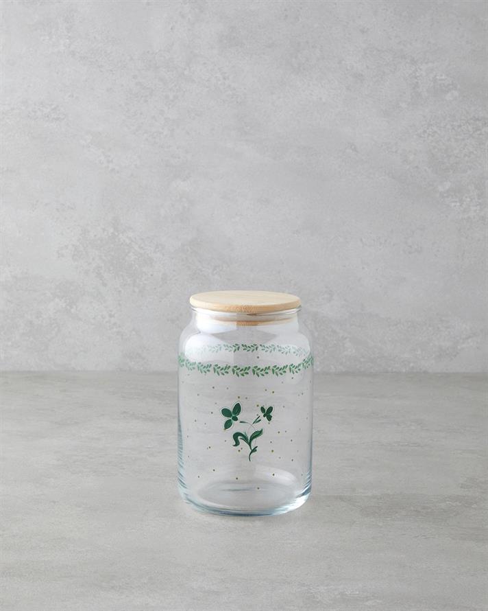 Melie Cam Kavanoz Yeşil