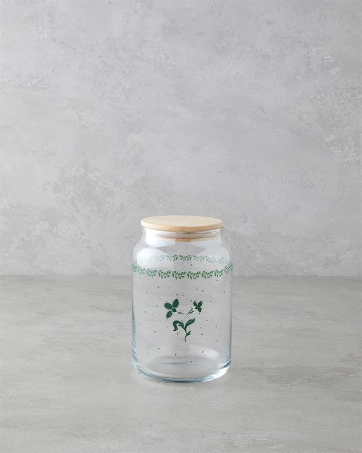 Melie Cam Kavanoz Yeşil