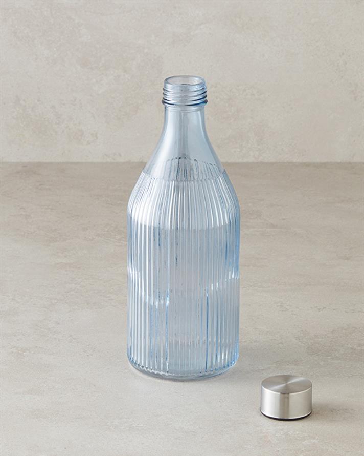 Melie Cam Şişe Mavi