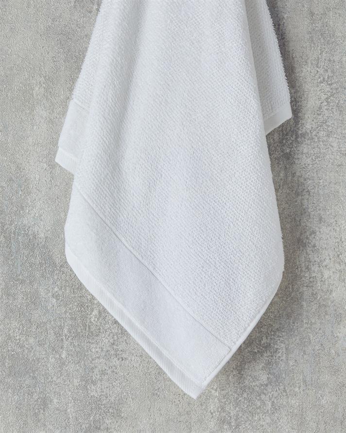 Melinda Bambu Yüz Havlusu 50x90 cm Beyaz