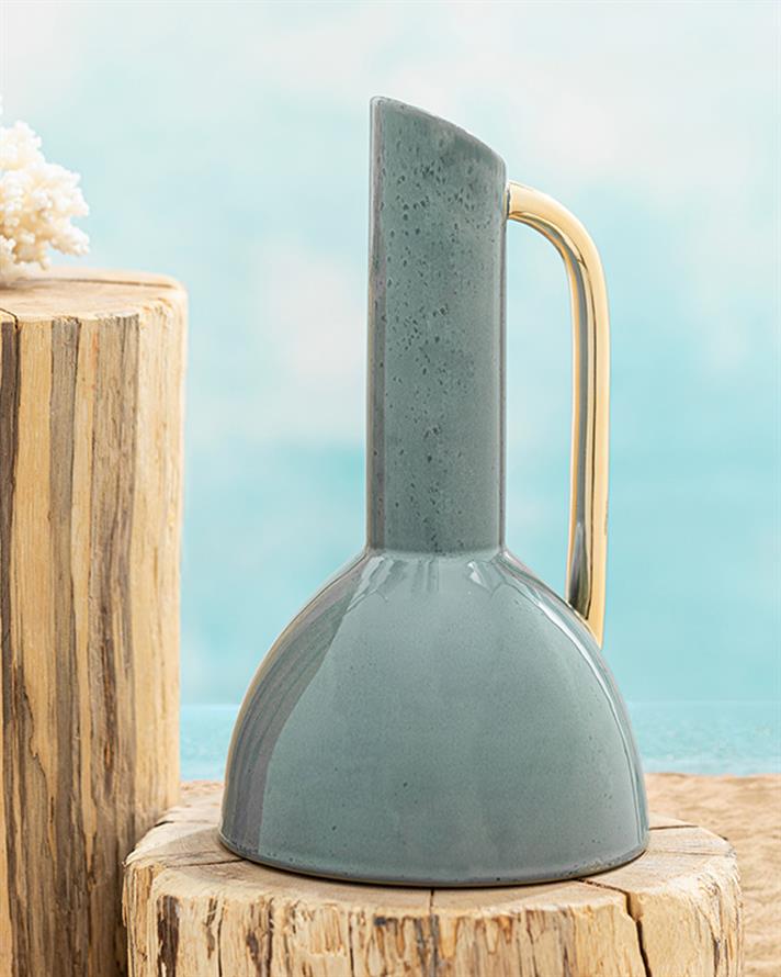 Merlin Stoneware Vazo Seledon