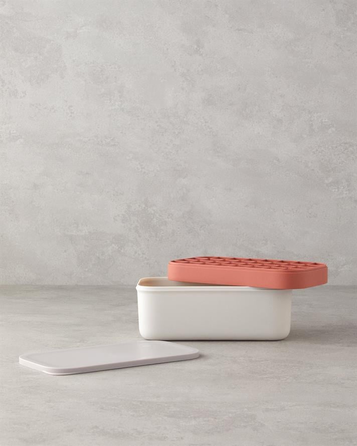 Mia Silikon 2li Buz Kalıbı 22x12 cm Turuncu