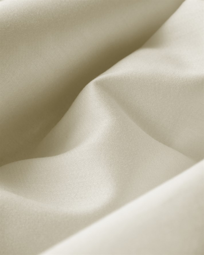 Micell Lyocell Saten Çift Kişilik Çarşaflı Nevresim Takımı 200x220 cm Fildişi