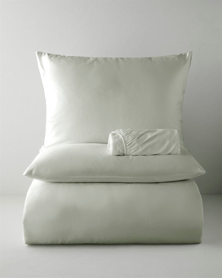 Micell Lyocell Saten Çarşaflı Çift Kişilik Nevresim Takımı 200x220 cm Yeşil
