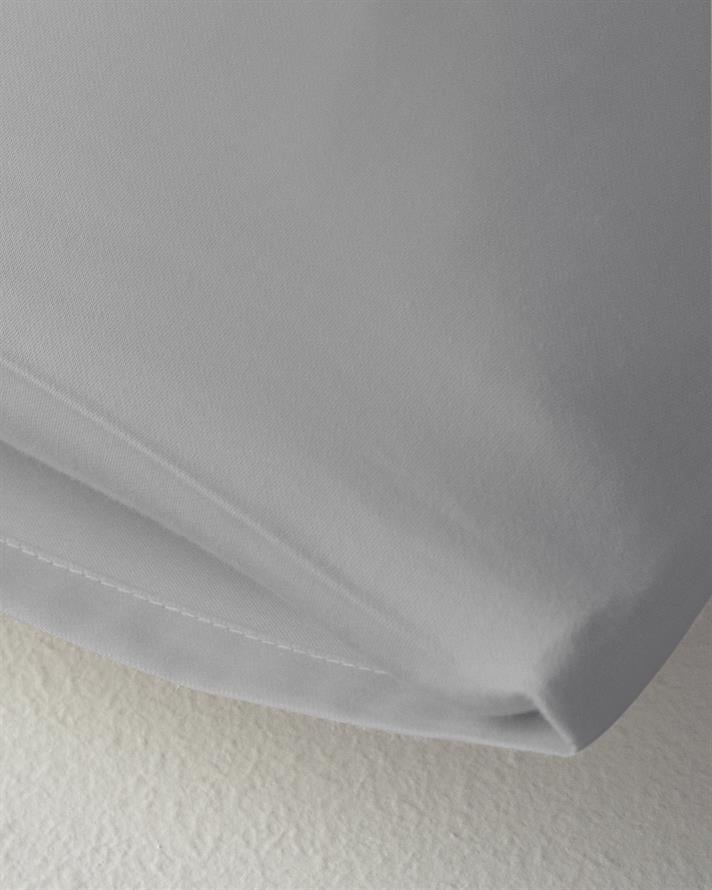 Micell Pamuk Saten 2li Yastık Kılıfı 50x70 cm Gümüş