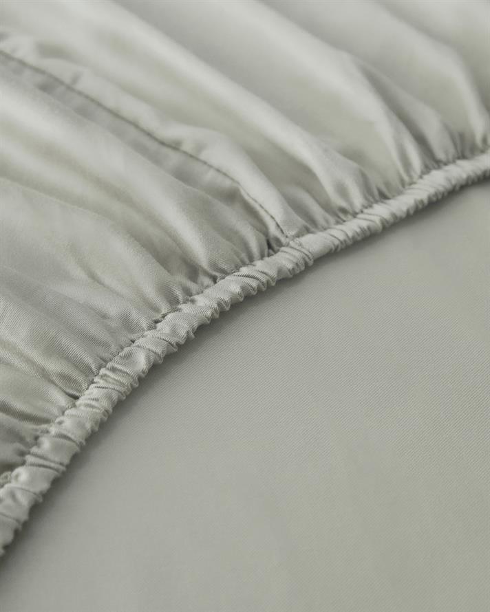 Micell Pamuk Saten Çift Kişilik Lastikli Çarşaf 160x200 cm Yeşil