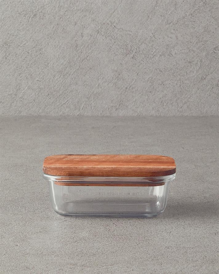 Mile Borosilikat Saklama Kabı Şeffaf