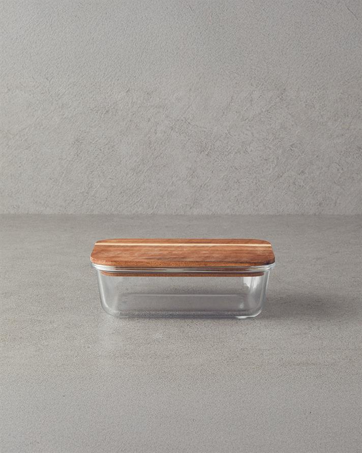 Mile Borosilikat Saklama Kabı Şeffaf