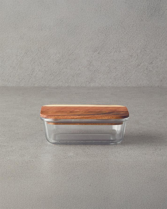 Mile Borosilikat Saklama Kabı Şeffaf