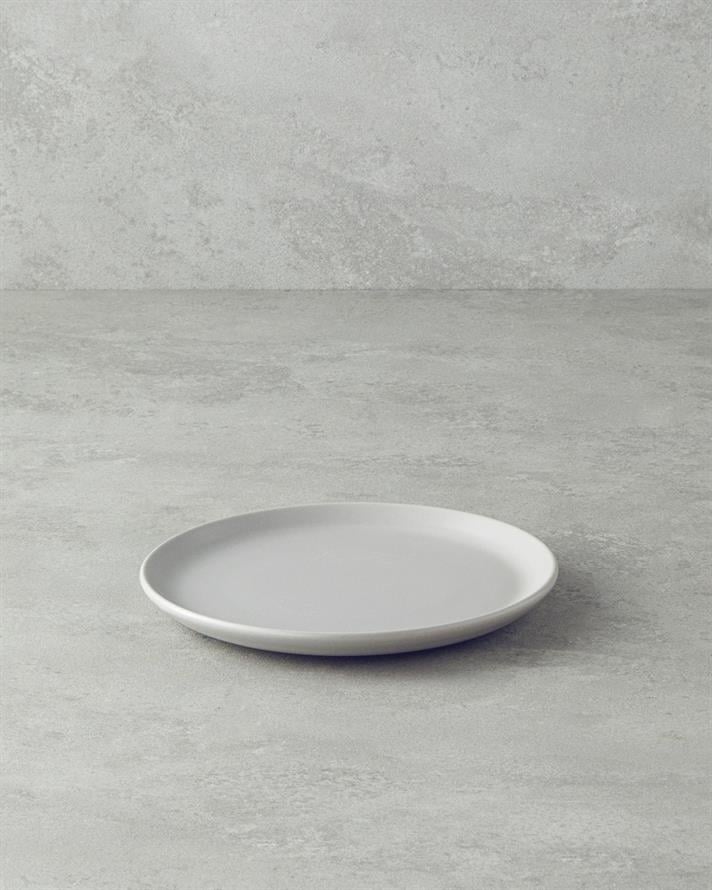 Mile Seramik Pasta Tabağı 20 cm Gri