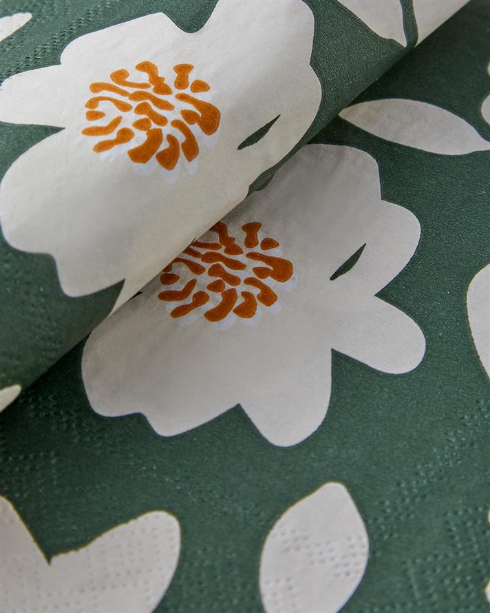 Mintora 20li Kağıt Peçete 33x33 cm Yeşil