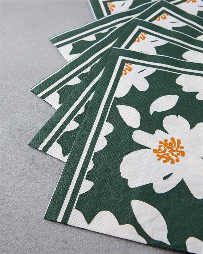 Mintora 20li Kağıt Peçete 33x33 cm Yeşil