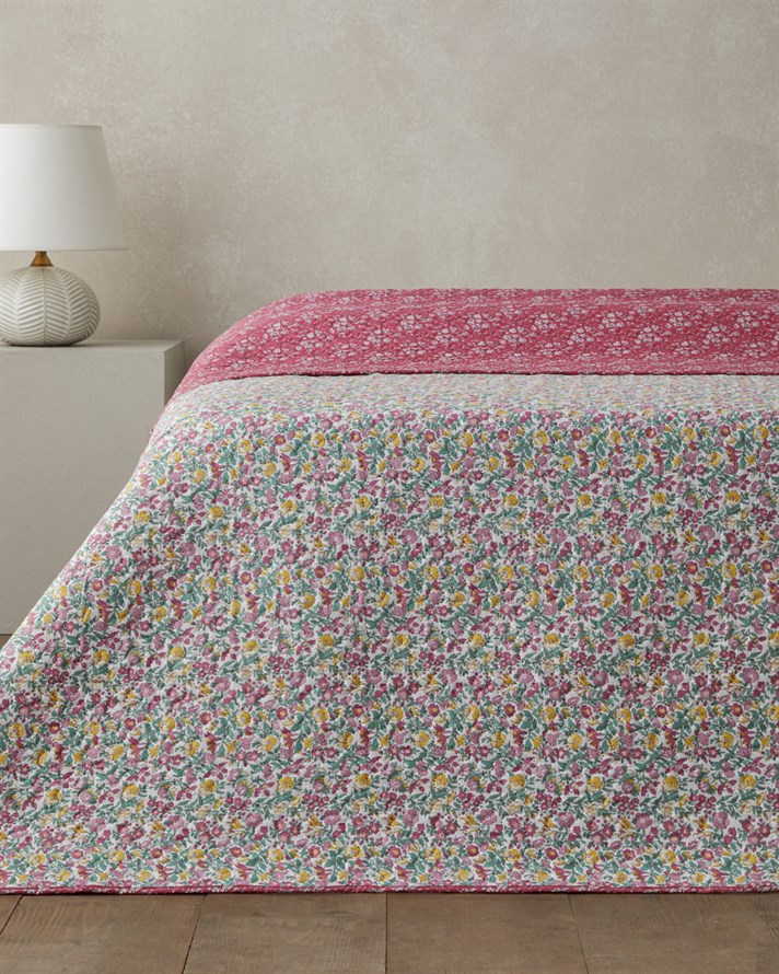 Mira Blush Çift Kişilik Çok Amaçlı Örtü 200x220 cm Fuşya