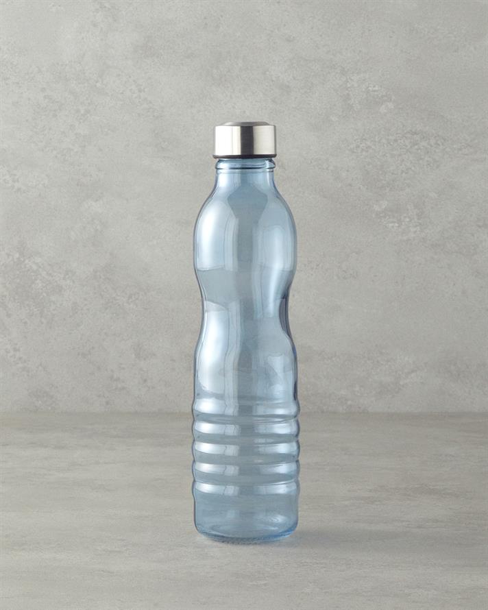 Mita Cam Şişe 750 ml Mavi