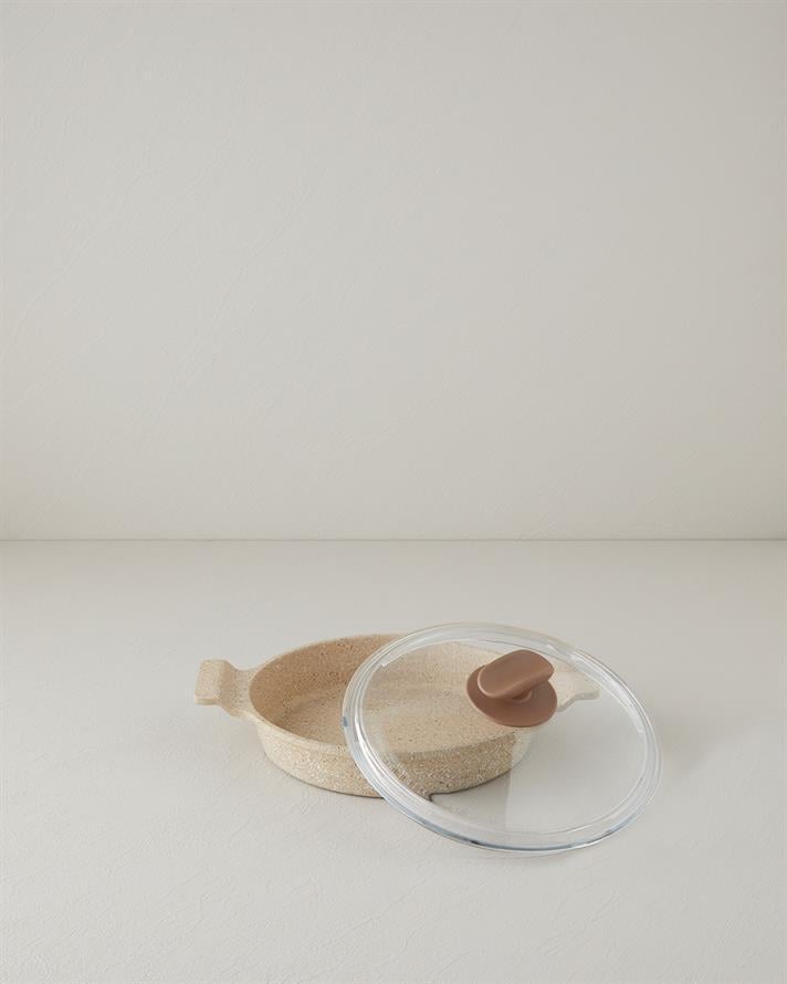 Mocha Granit 4 Parça Kapaklı Sahan 18-20 cm Kahverengi