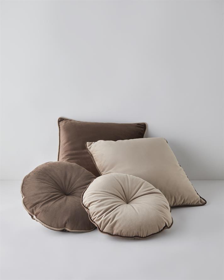 Mocha Dekoratif Kırlent Kılıfı 45x45 cm Kahve