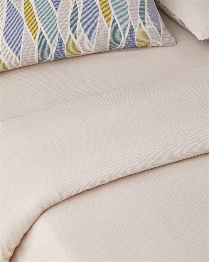 Modern Braid Kolay Ütülenir Çift Kişilik Nevresim Takımı 200x220 cm Yeşil-Mavi