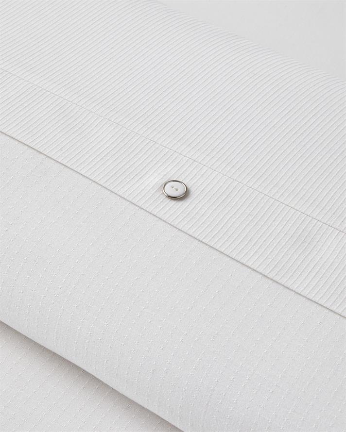 Modern Harmony Armürlü Çift Kişilik Nevresim Takımı 200x220 cm Beyaz