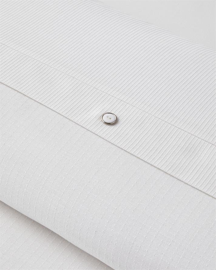 Modern Harmony Armürlü King Size Nevresim Takımı 240x220 cm Beyaz