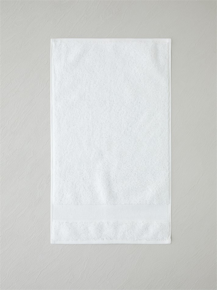 Modern Line %100 Pamuk 3lü Havlu Seti 30x50 cm Beyaz