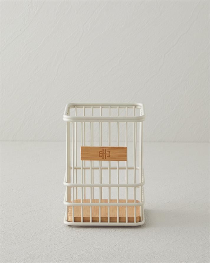 Moira Metal Kaşıklık 11x11 cm Krem