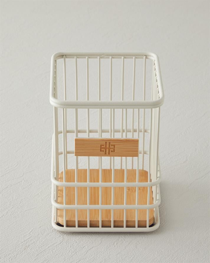 Moira Metal Kaşıklık 11x11 cm Krem