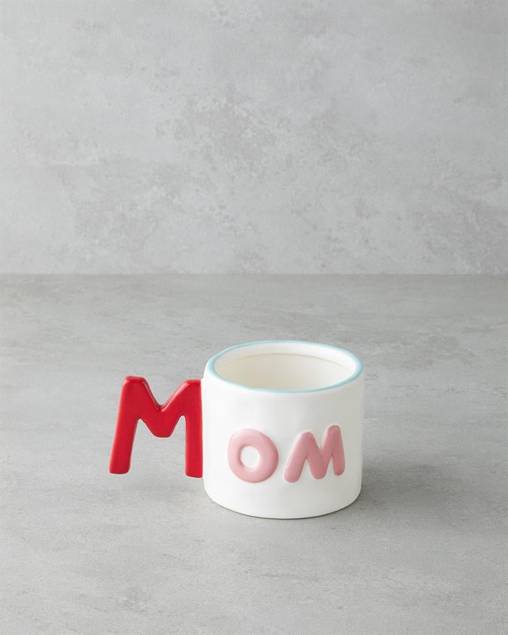 Mom Stoneware Kupa 400 ml Pembe