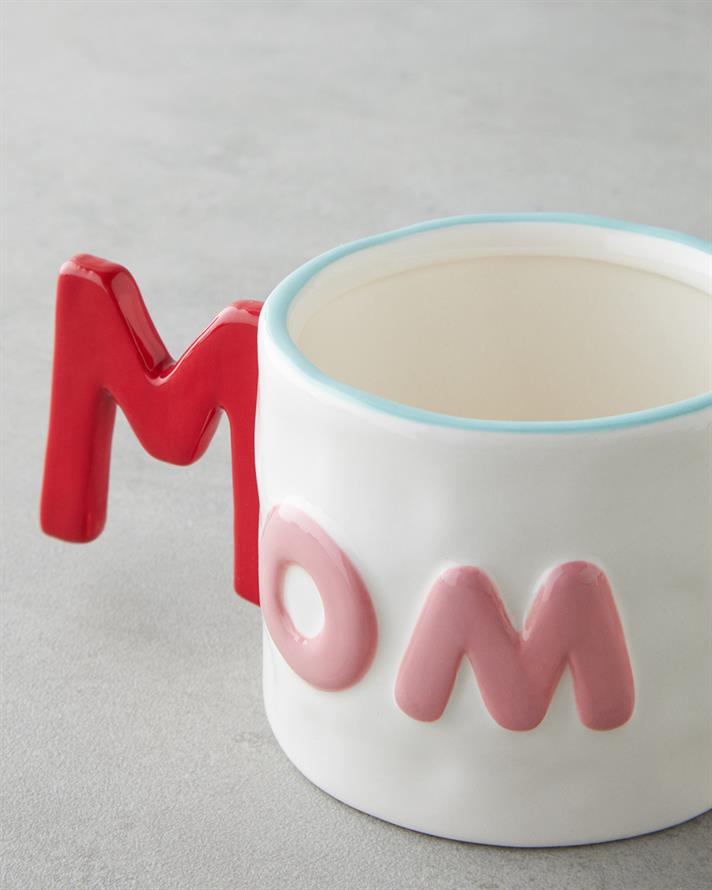Mom Stoneware Kupa 400 ml Pembe