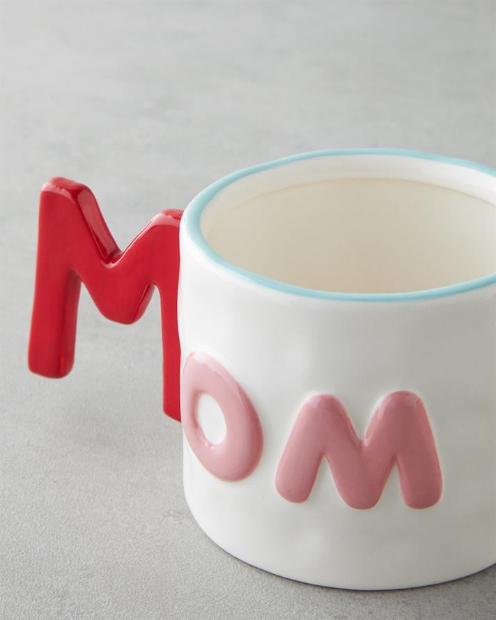 Mom Stoneware Kupa 400 ml Pembe