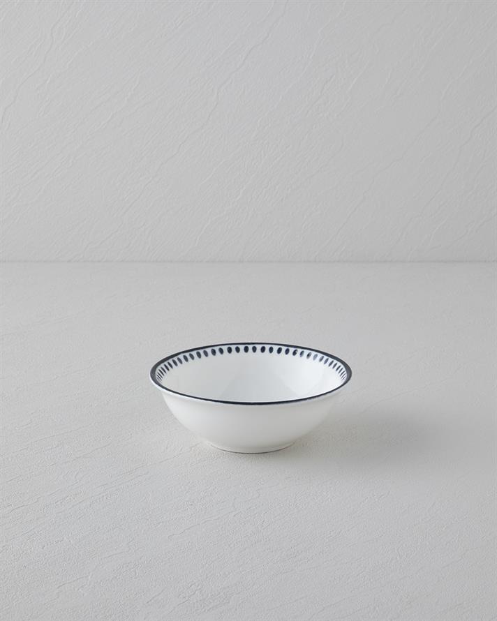 Monarch Porselen Kase Siyah - Beyaz