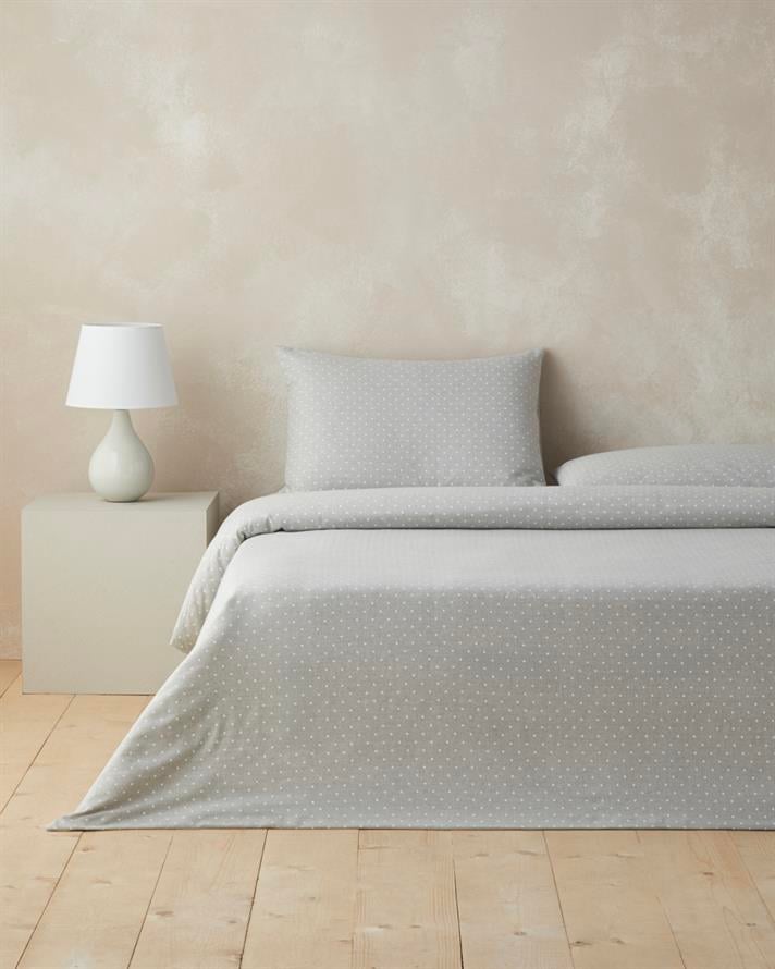 Mono Diamond İpliği Boyalı Tek Kişilik Nevresim Takımı 160x220 cm Gri