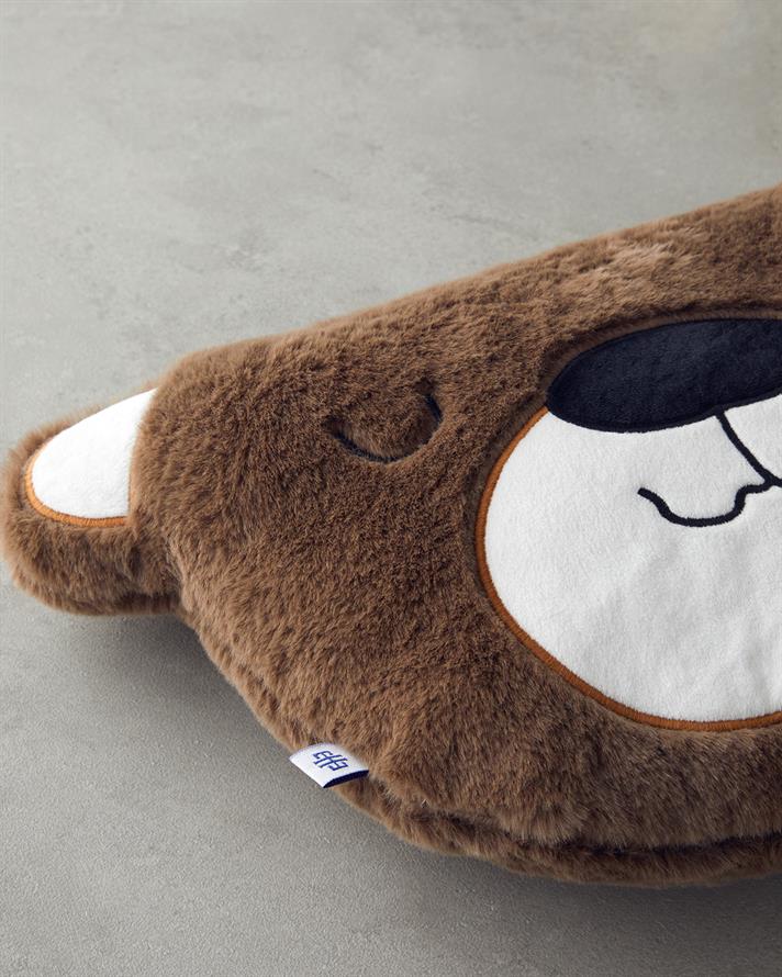 Moonbear Bebe Dekoratif Kırlent 33x26 cm Koyu Kahverengi