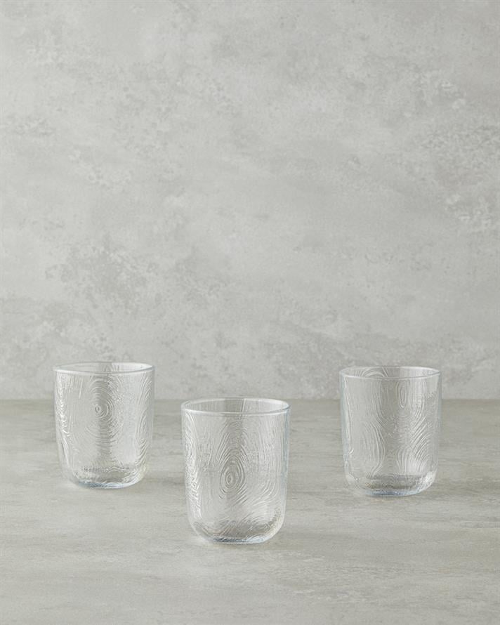 Morph Cam 3lü Amorf Bardak 270 ml Şeffaf