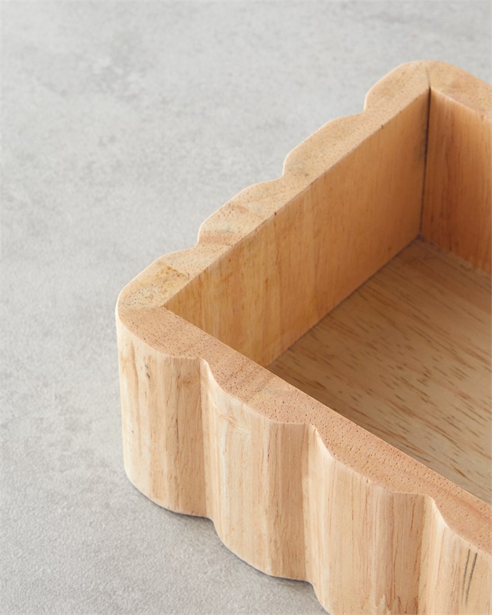 Morro Dekoratif Kutu 15,5x15,5x10 cm Açık Kahverengi