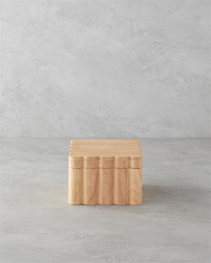 Morro Dekoratif Kutu 15,5x15,5x10 cm Açık Kahverengi
