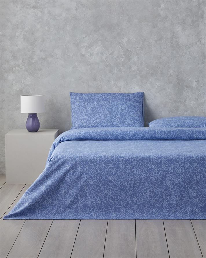 Mosaic Blossom Kolay Ütülenir Tek Kişilik Nevresim Takımı 160x220 cm Mor