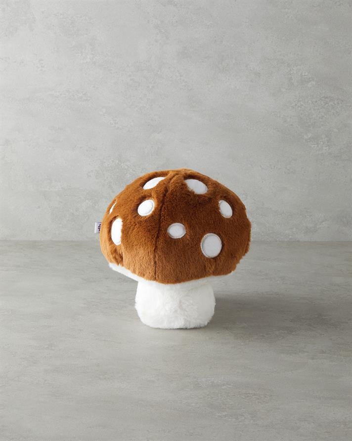 Mushroom Bebe Dekoratif Kırlent 31x27 cm Acı Kahve