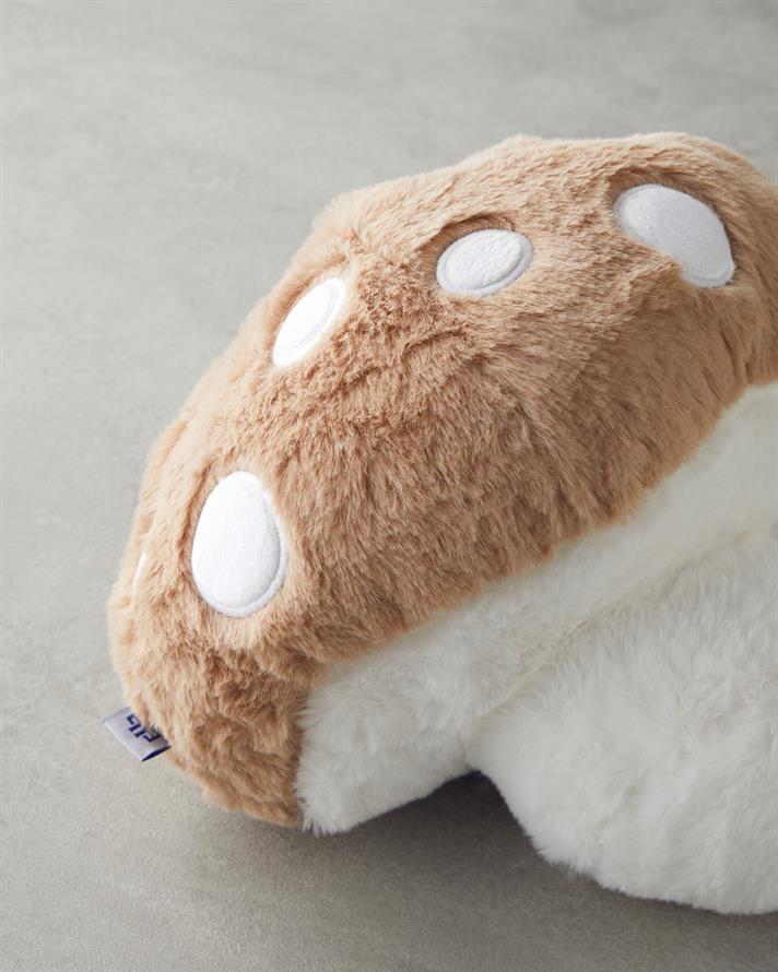 Mushroom Bebe Dekoratif Kırlent 31x27 cm Vizon