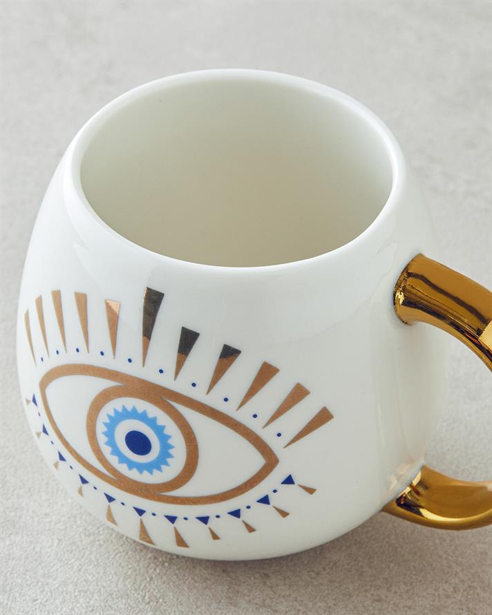 Mystic Look New Bone China Kupa 425 ml Gold