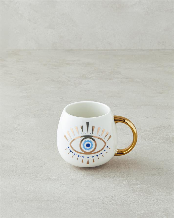 Mystic Look New Bone China Kupa 425 ml Gold