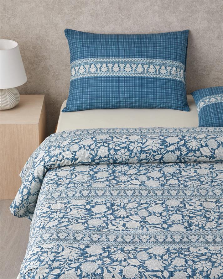 Mystic Noor Pamuk Çift Kişilik Nevresim Takımı 200x220 cm Yeşil