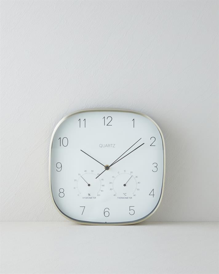 Nador Duvar Saati 29 cm Gold