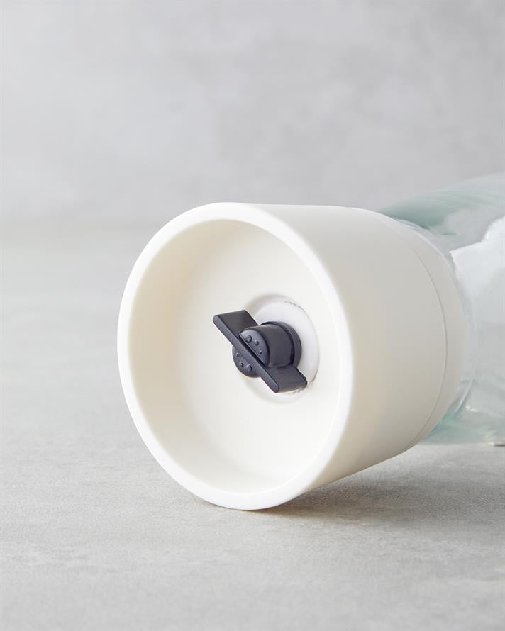 Nalini Cam Değirmen 13 cm Beyaz