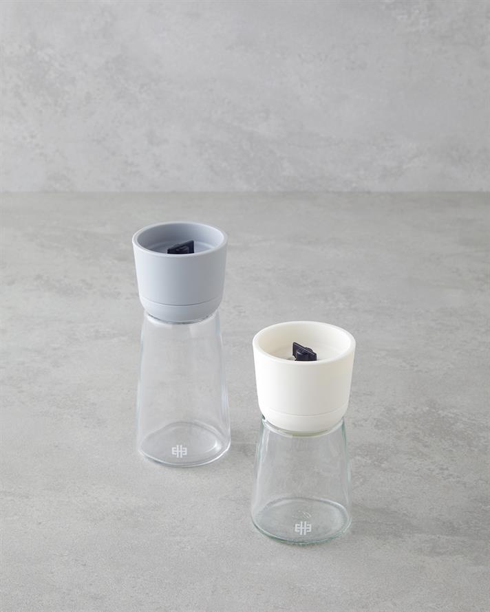 Nalini Cam Değirmen 16 cm Gri