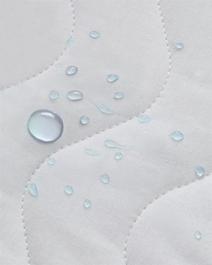 Napline Pamuklu Kapitoneli Sıvı Geçirmez Çift Kişilik Alez 160x200 cm Beyaz